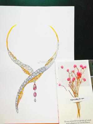 珠寶手繪姐 用畫筆點(diǎn)亮珠寶設(shè)計的璀璨世界